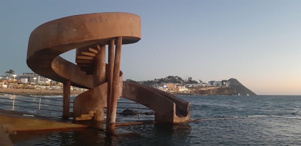 Espiral en el mar