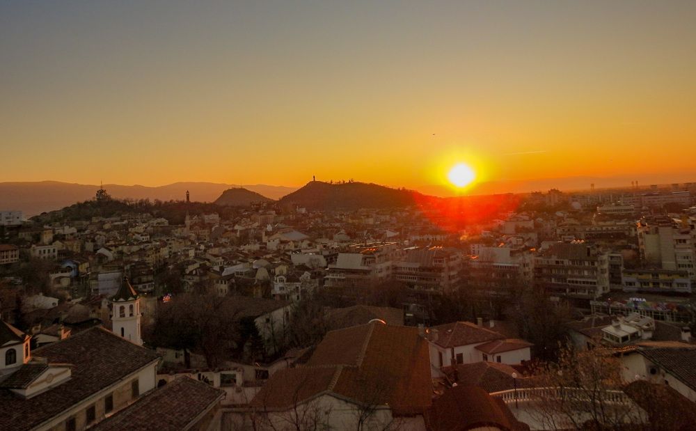 Sunset of Plovdiv
