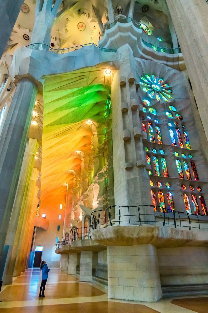 The light of Sagrada Familia