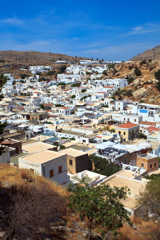 Город Линдос. Греция, о.Родос