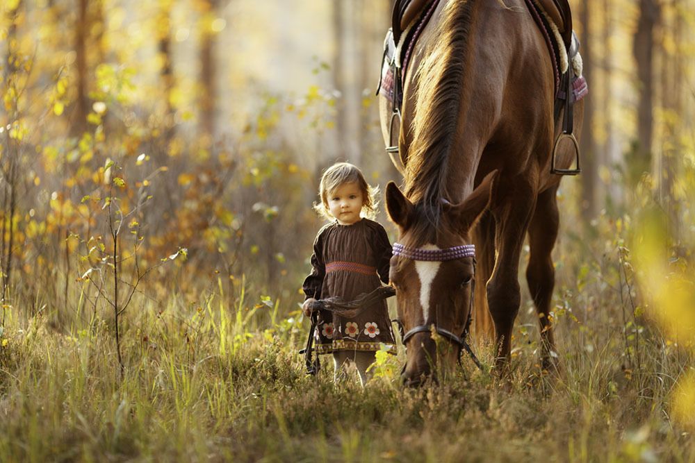 Осенняя прогулка подружек