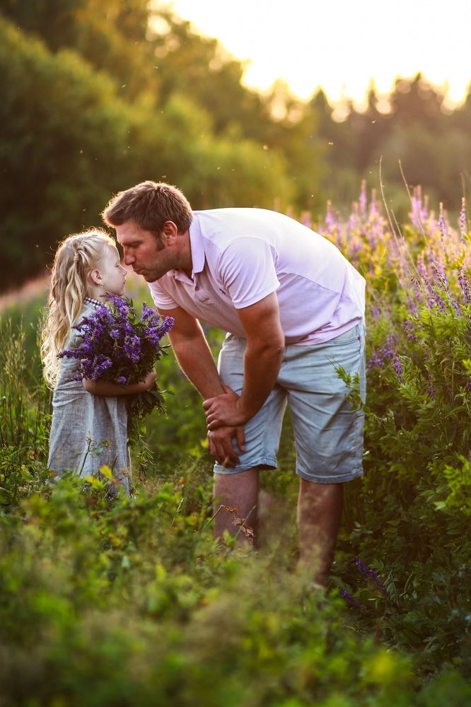 Папа и дочка