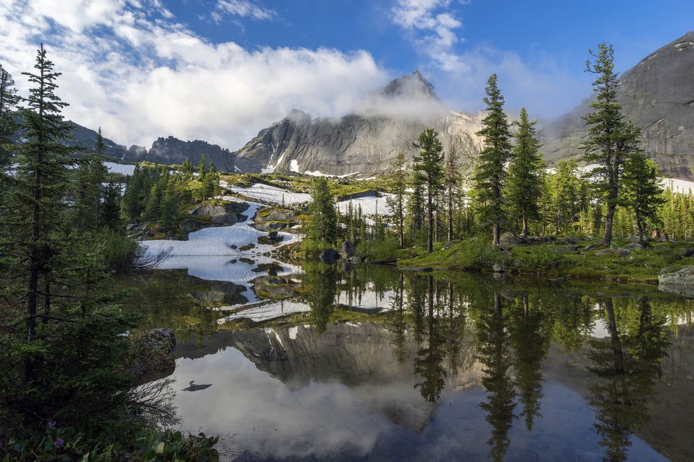 После дождя на Лазурном озере