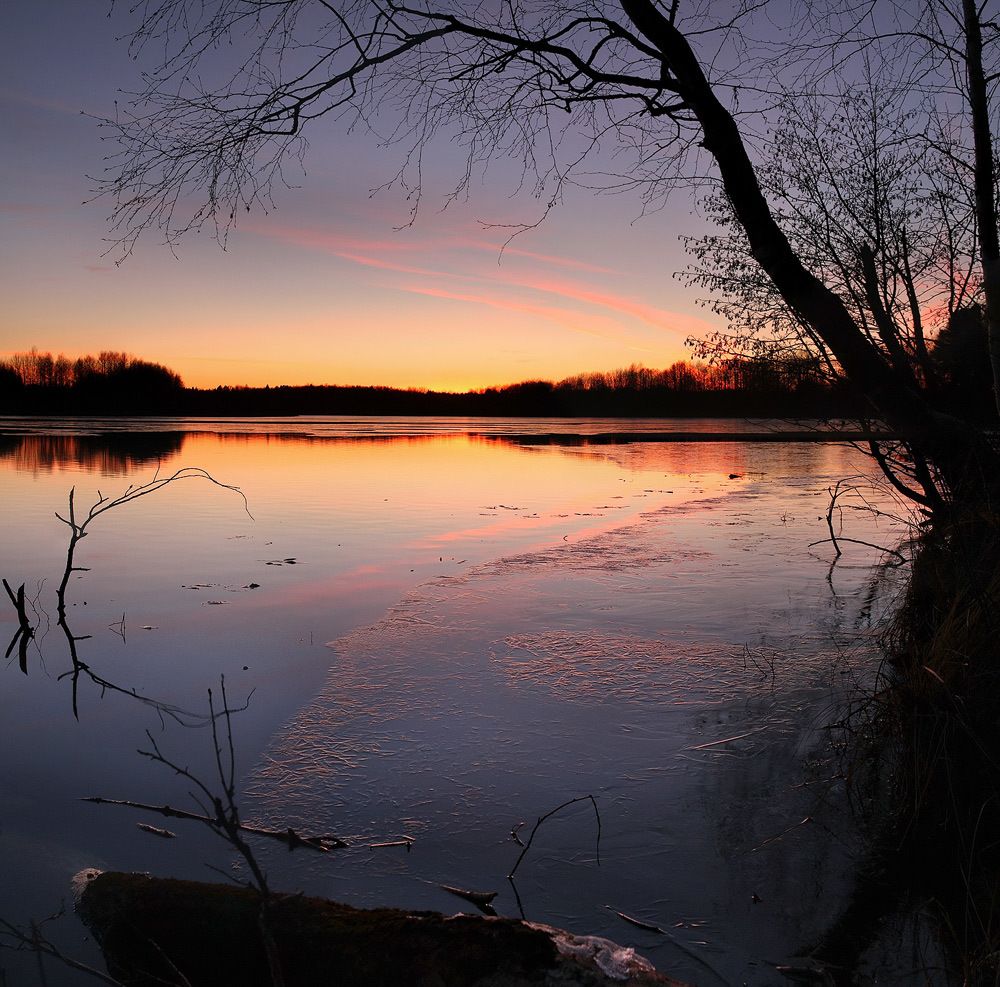 Почти ноябрь. Первый лёд
