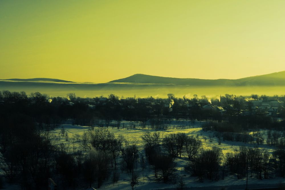 Амурский пейзаж. Зима.