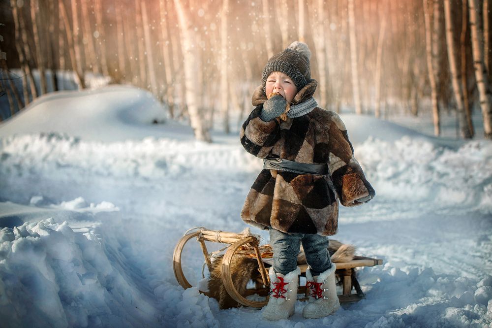 Деревенская зима