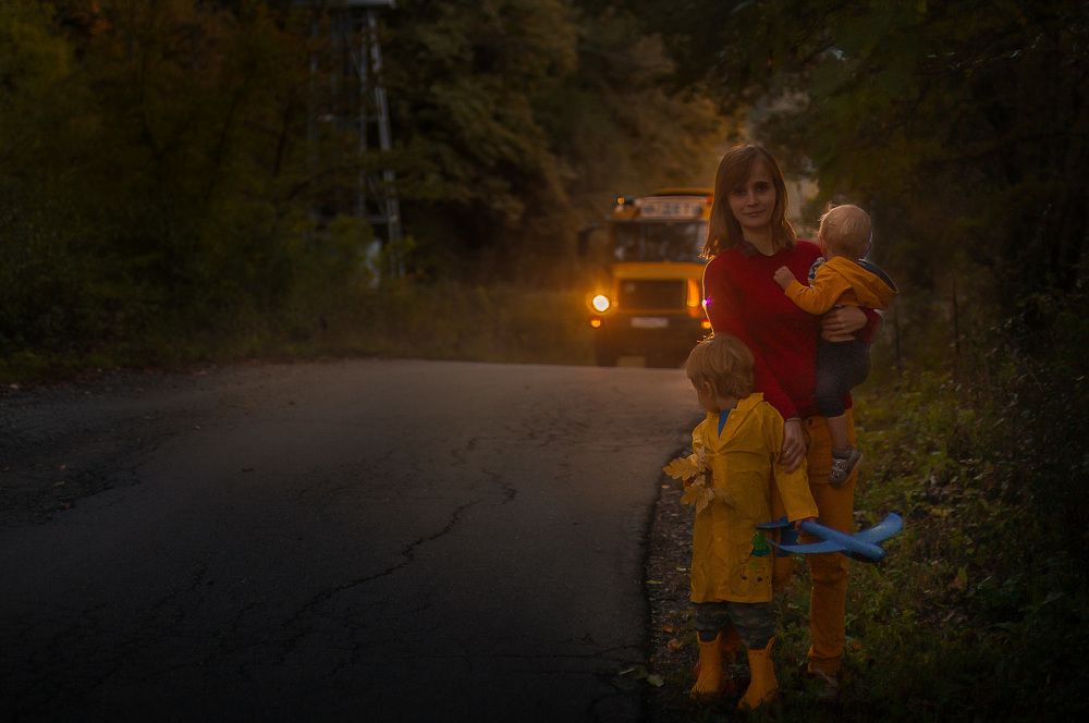 Желтый автобус