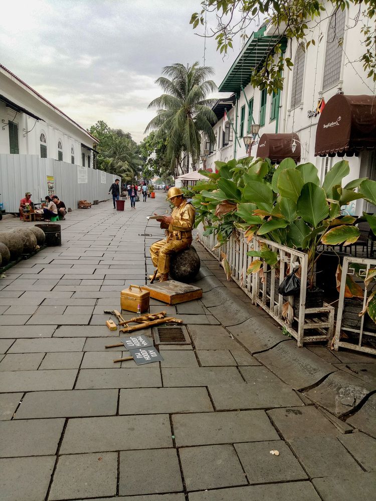 The Gold Man at Kota Tua Batavia