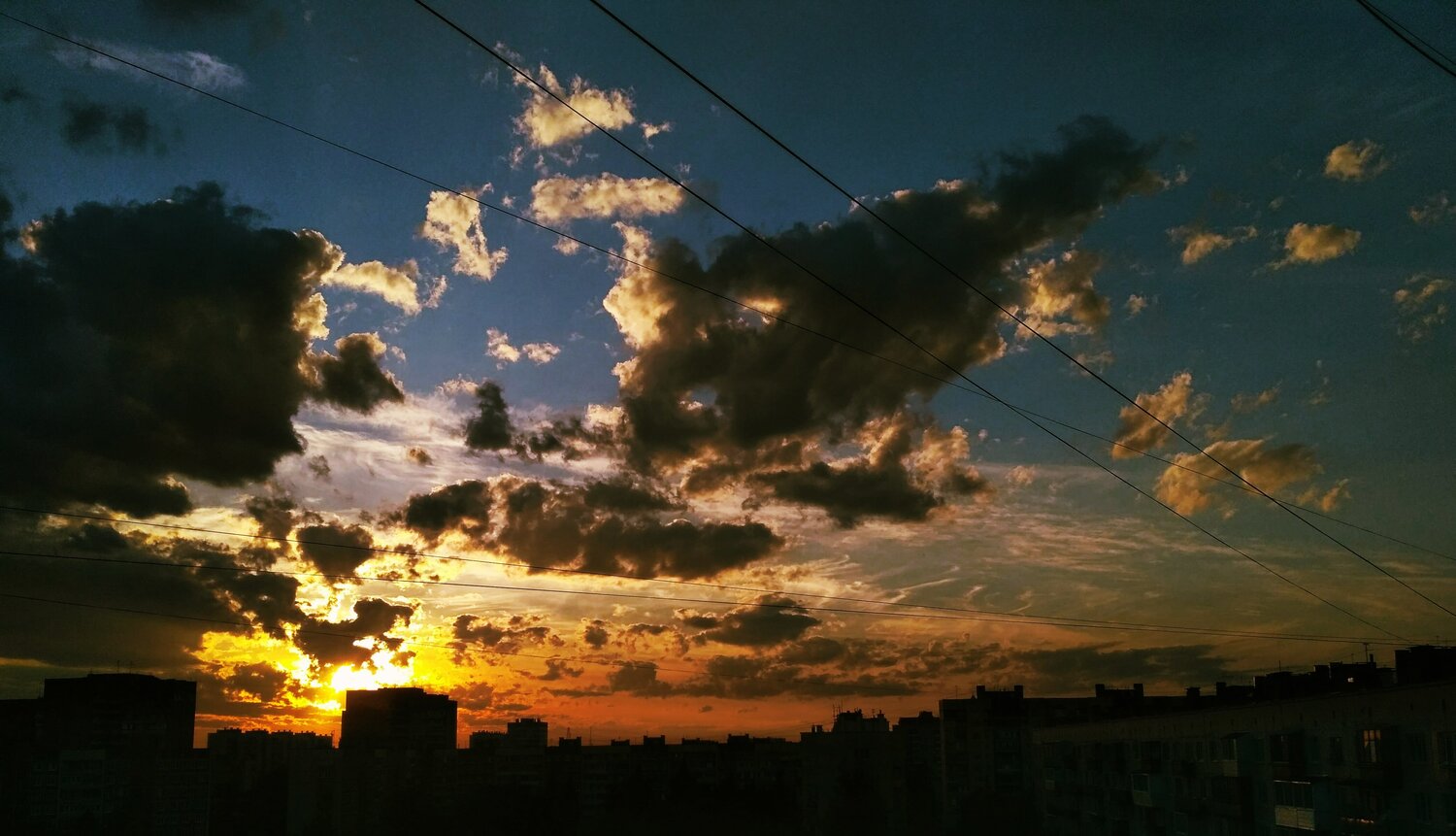 Вид из окна родного дома