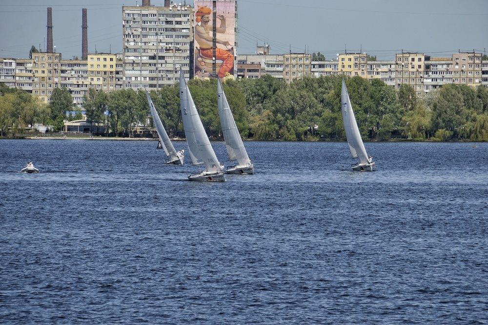 Регата на Днепре.