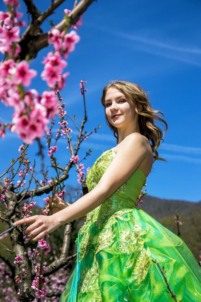 Даша в персиковом саду