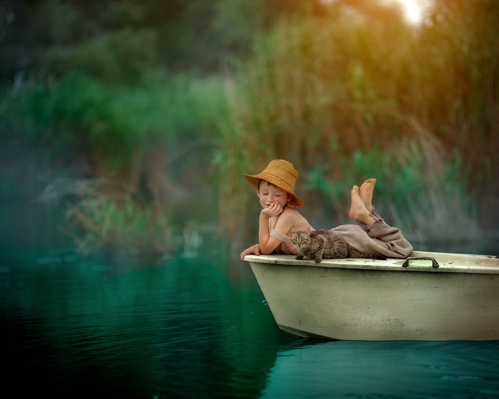 Мальчик и Капитан Том