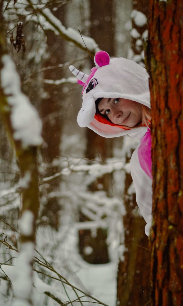 unicorn in the forest