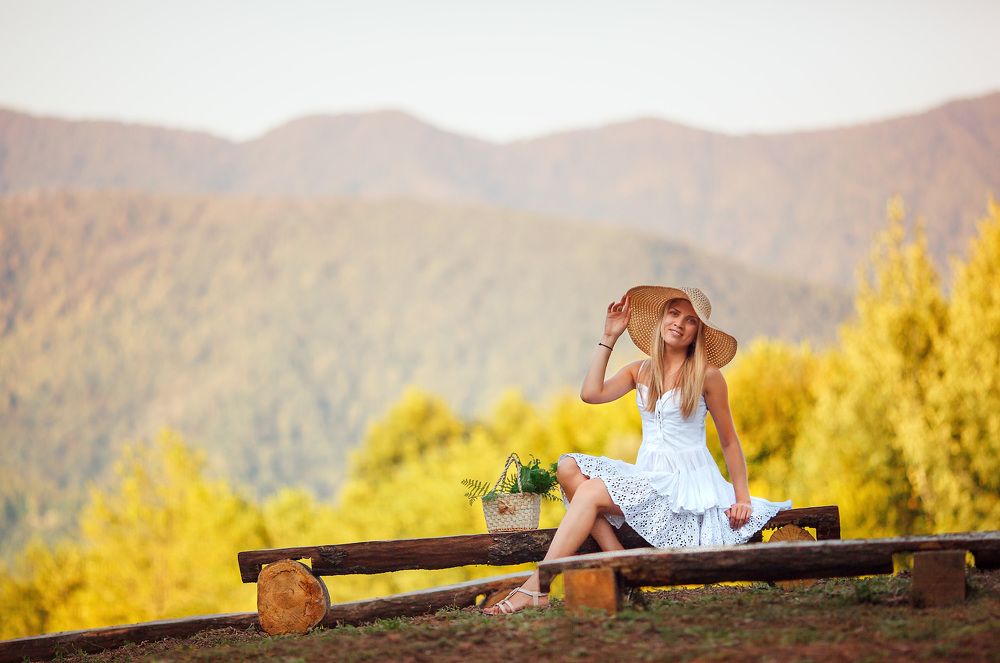 Чайные плантации Солохаула на закате