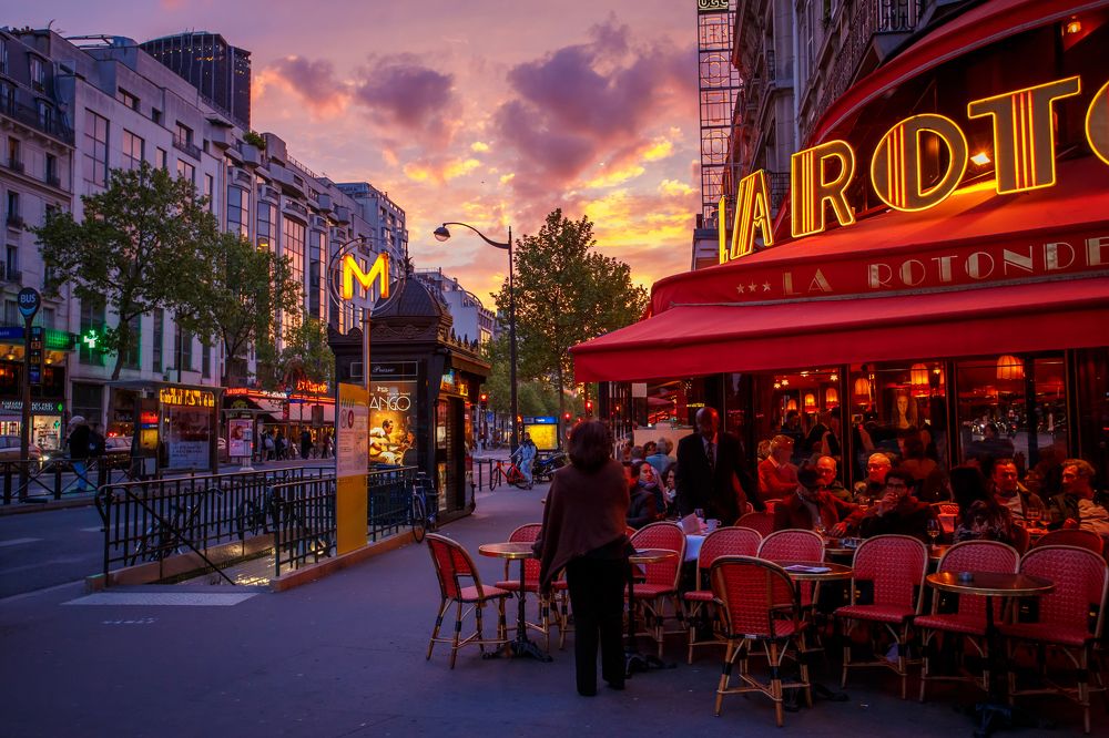 Парижские закаты..