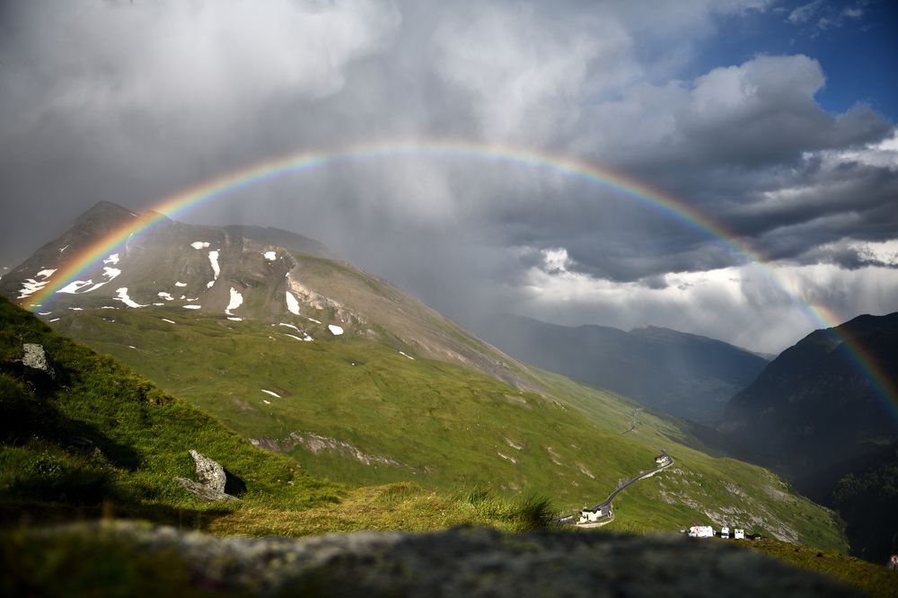 Alpine rainbow