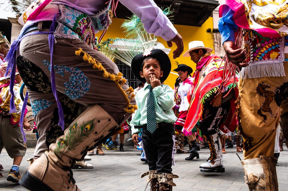 На параде в Перу