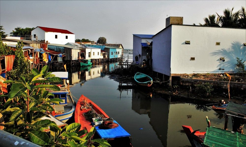 Рыбацкая деревушка на острове Фукуок