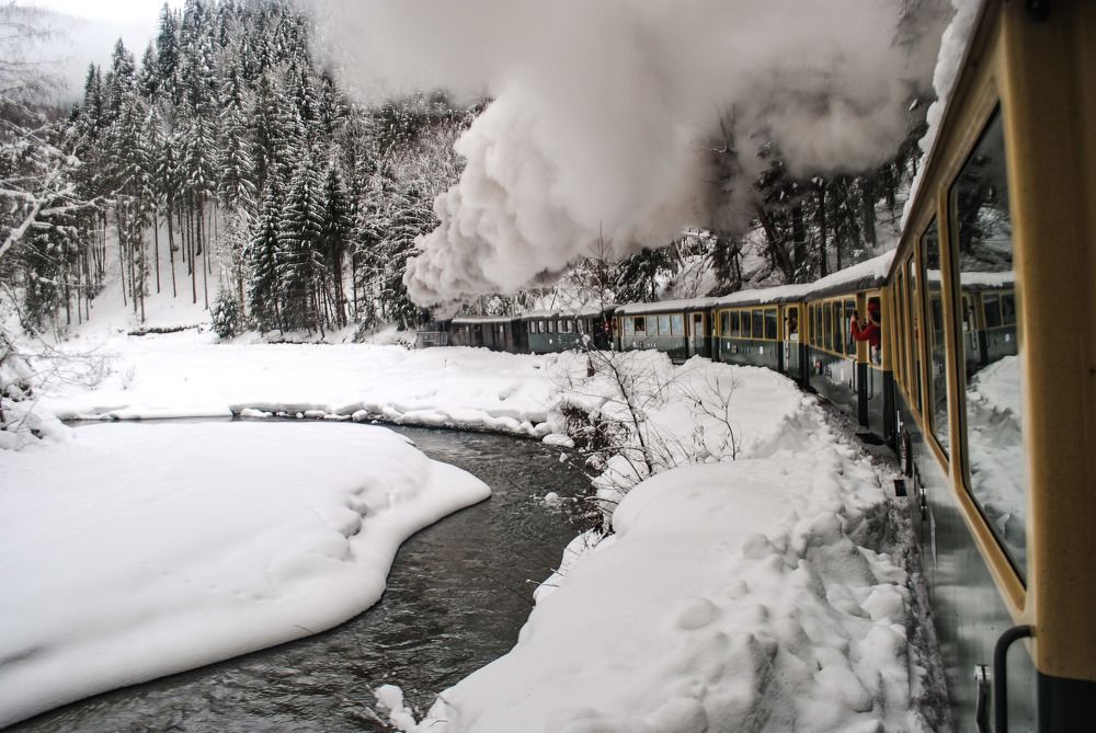 Mocanita train Romania