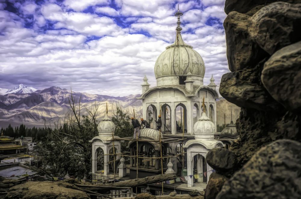 Sikh Temple , Leh , Ladakh