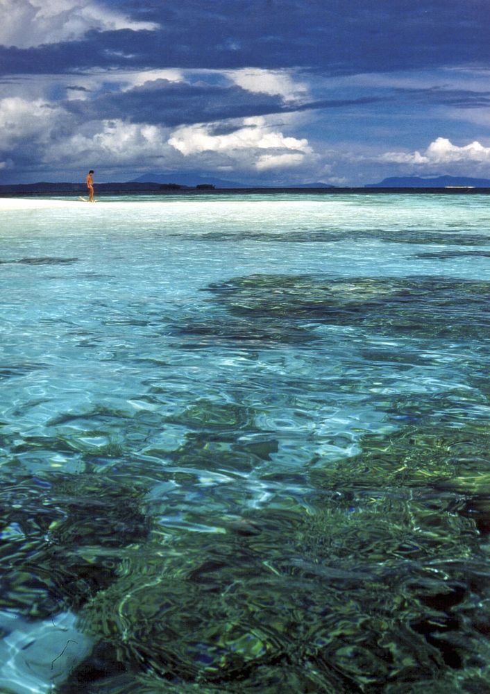 Kennedy Island ,water and clouds