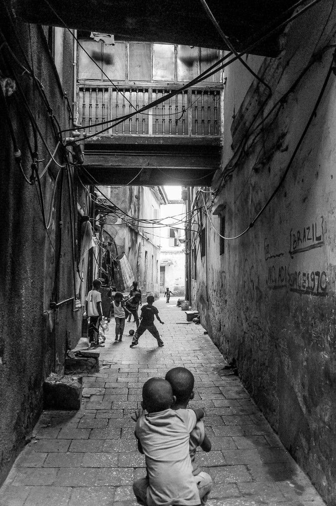 Street football.