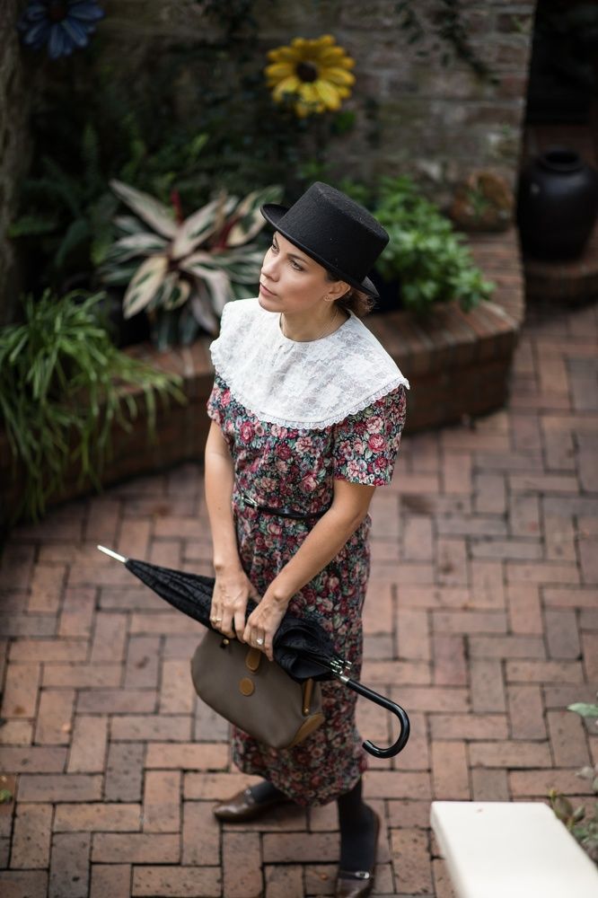 Mary Poppins styled street portrait