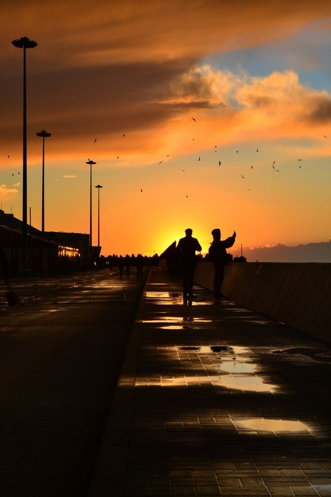 На закате дня