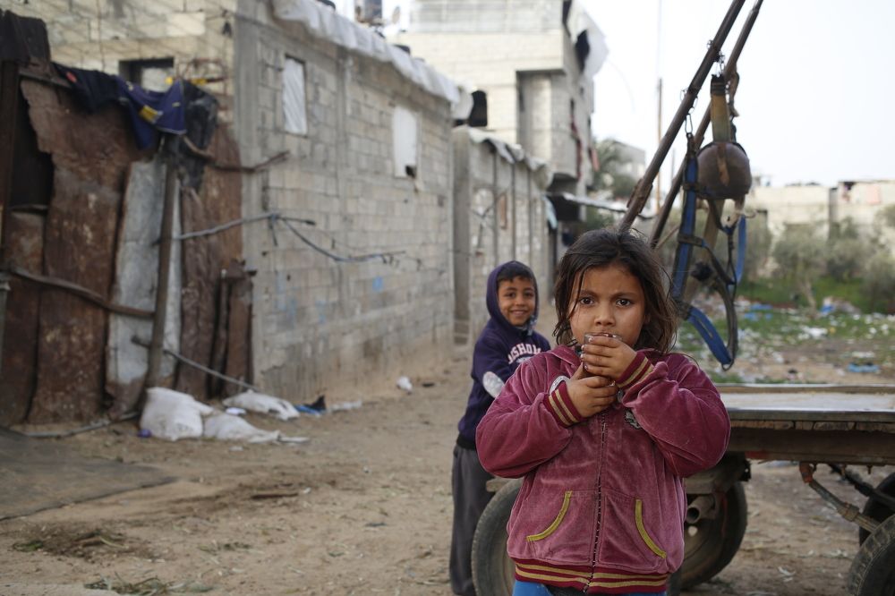 The lives of children in the poor neighborhoods of Gaza City