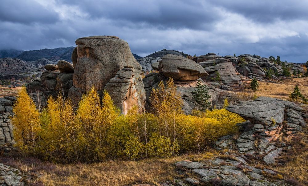 Осень  в  горах.