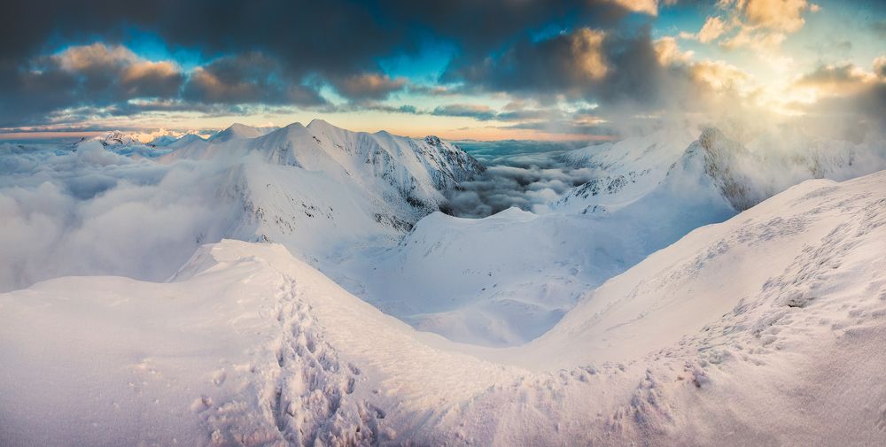 Evening in the mountains