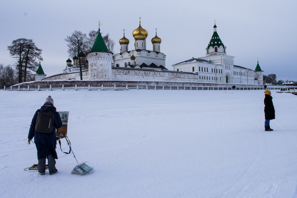 Художник за работой