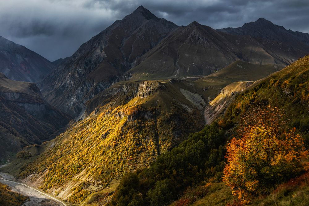 Горный пейзаж Гудаури