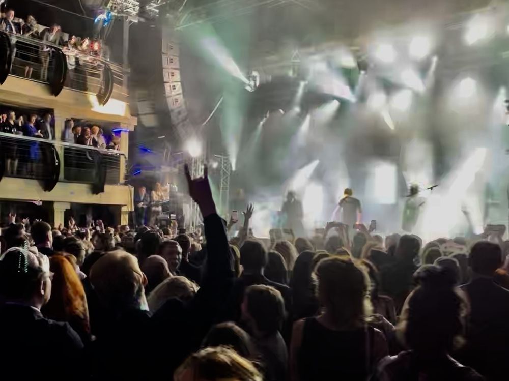 На концерте