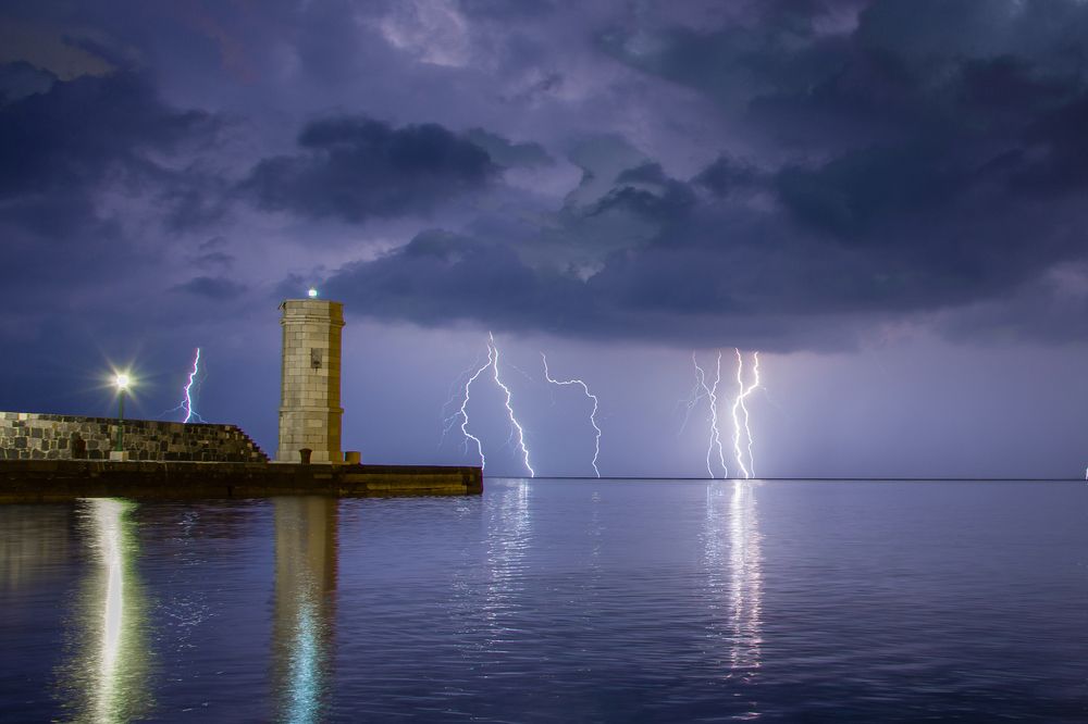 storm over port Senj