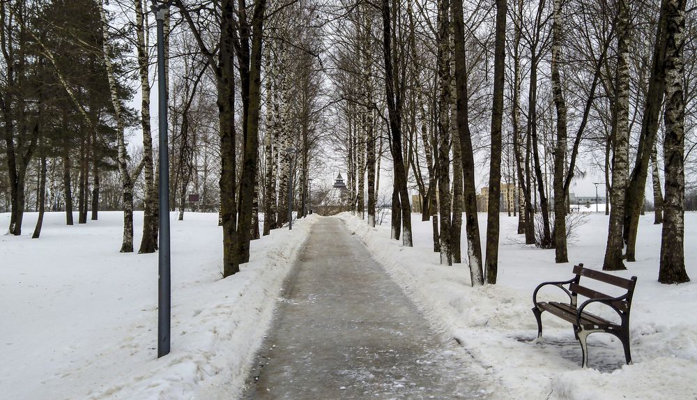 На прогулке