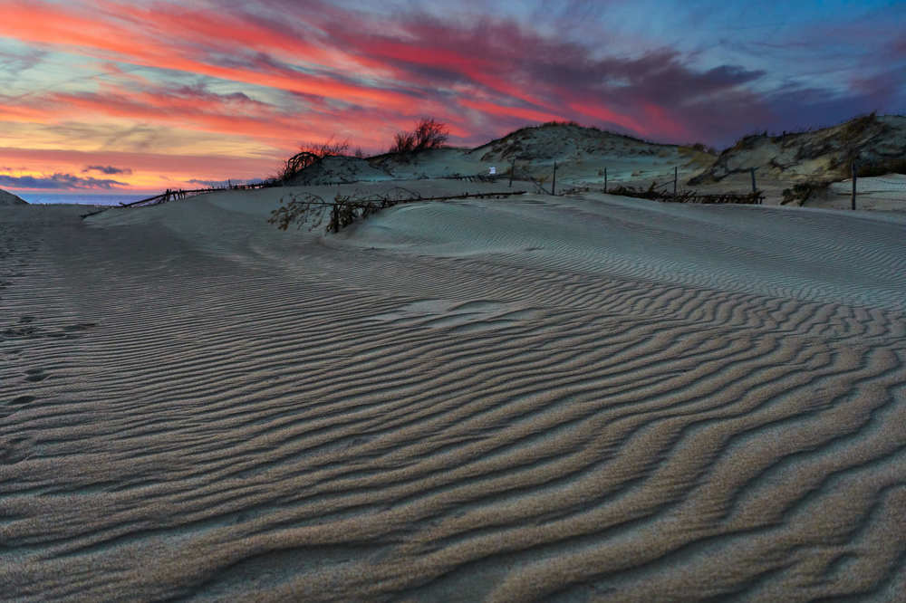 Закат в дюнах