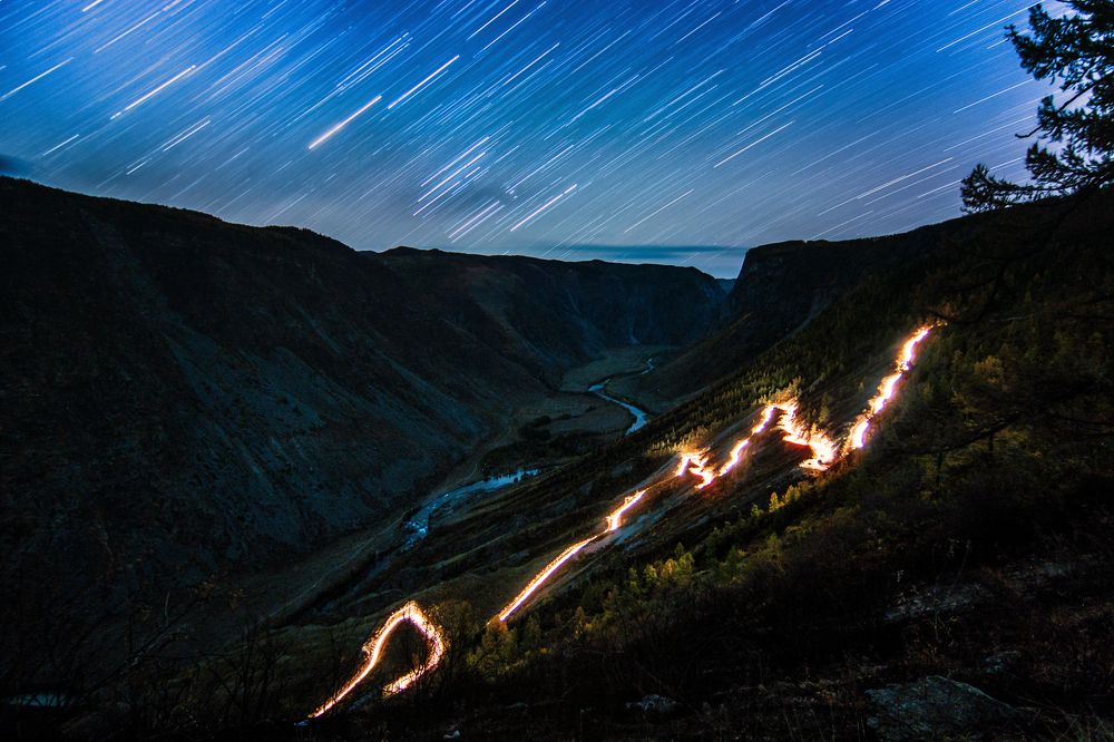 Ночь на перевале Кату-Ярык