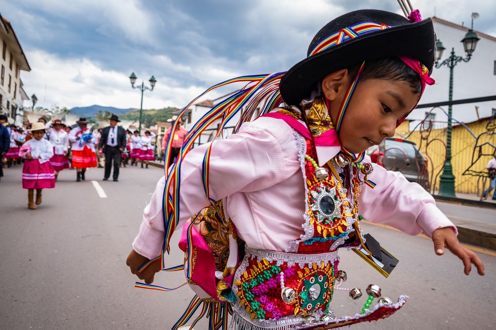 На параде в Перу