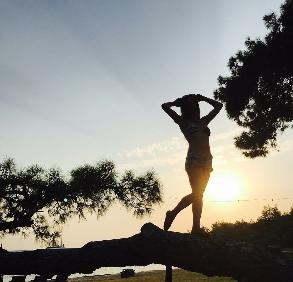 Sunset, seaside and nature