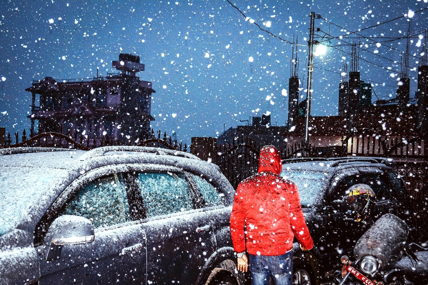 Snow Fall After 12 years .