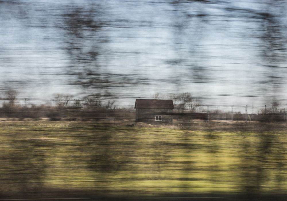 Movies from the bus window.