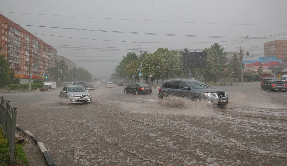 Последствия одного летнего дождя в Туле