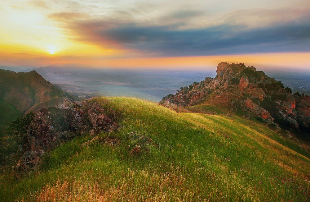 Закат в горах..