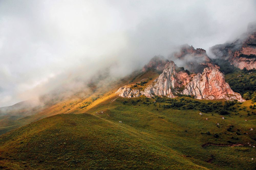 Горный пейзаж..