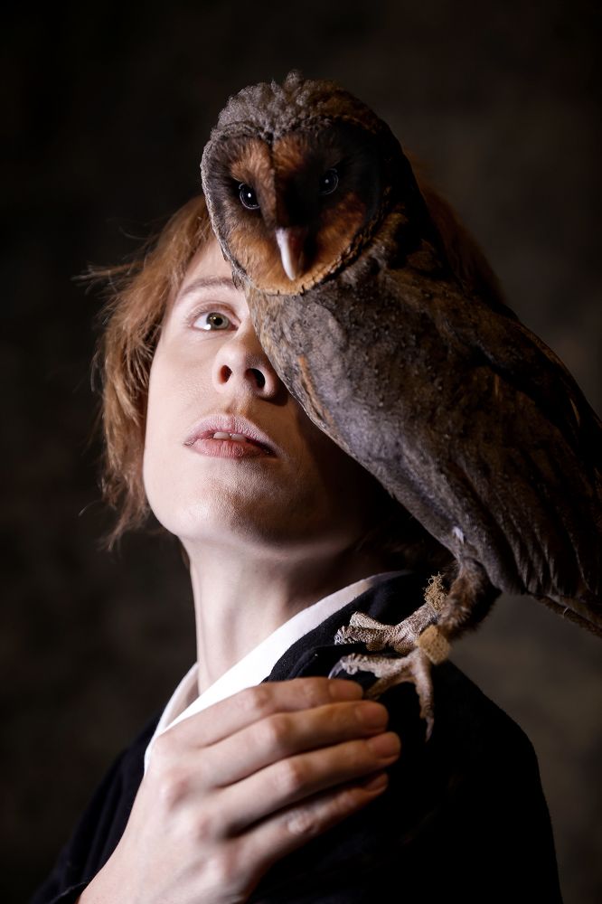 портрет с совой