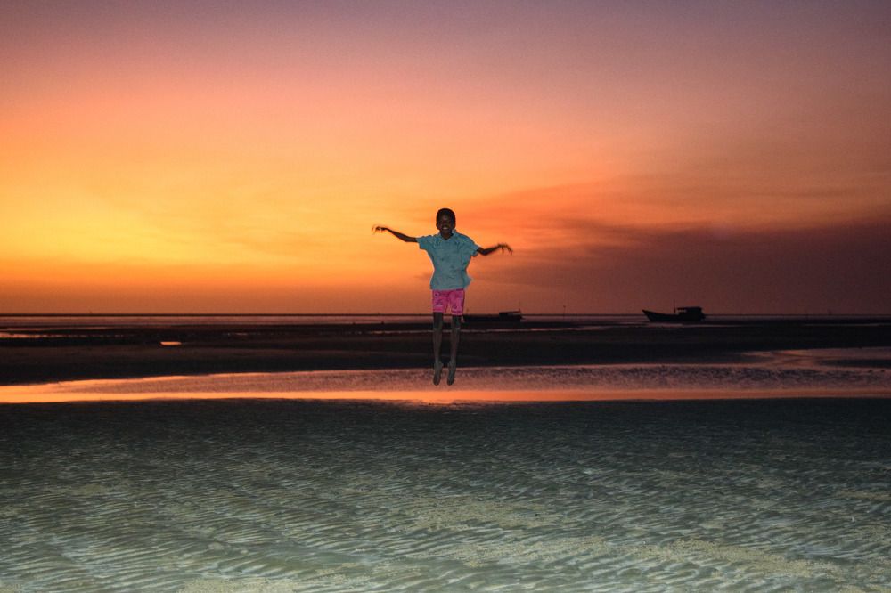 Sunset at Payum Beach, Merauke, Indonesia
