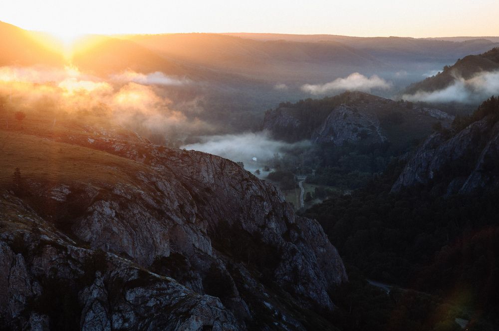 утро в Мурадымовском ущелье