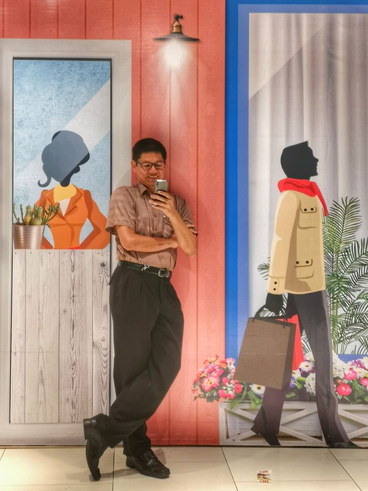 The man in the city! The man in the movie world !