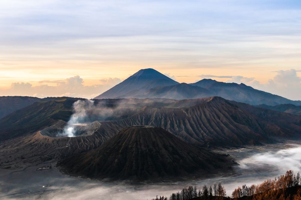 Sunrise on Bromo Volcano